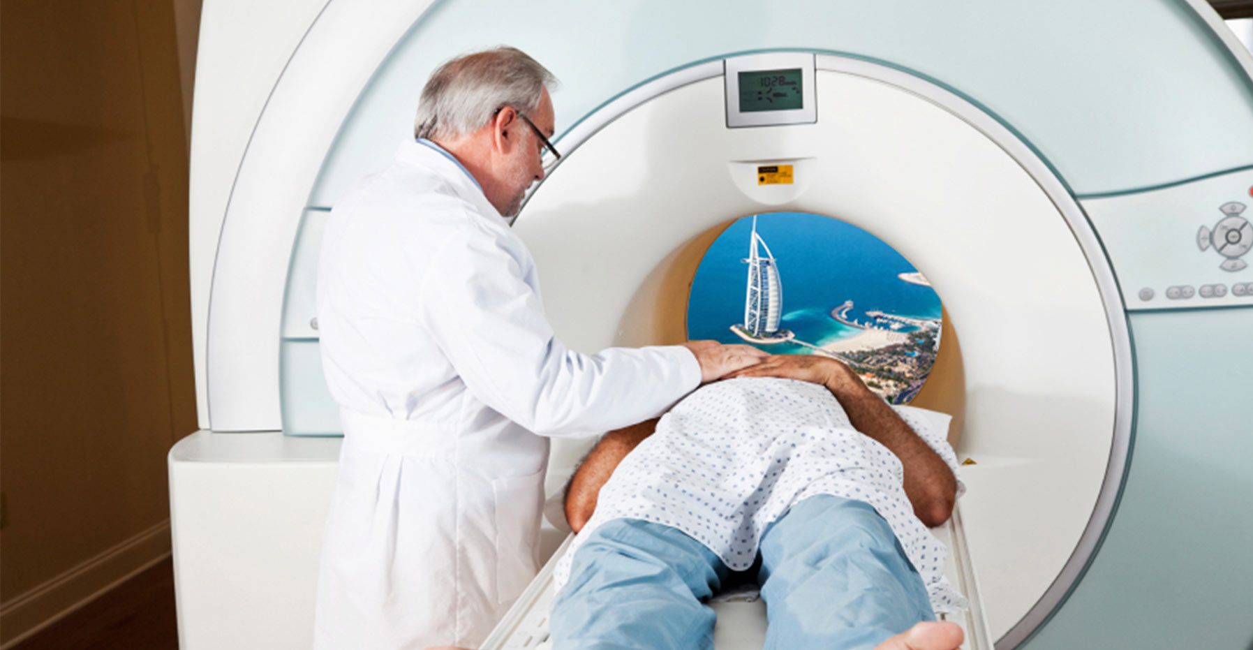 Watch movies while having an MRI scan