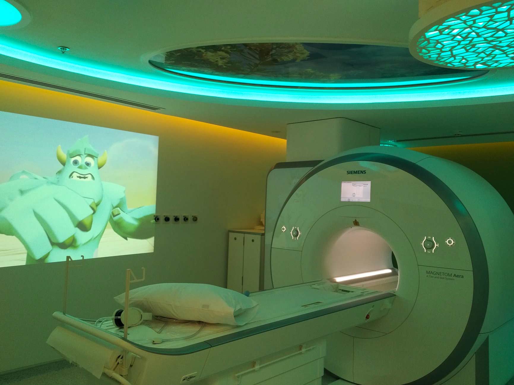 MRI Projector, mri compatible projector, MRI ambience,MRI Compatible, MRI compatible tv